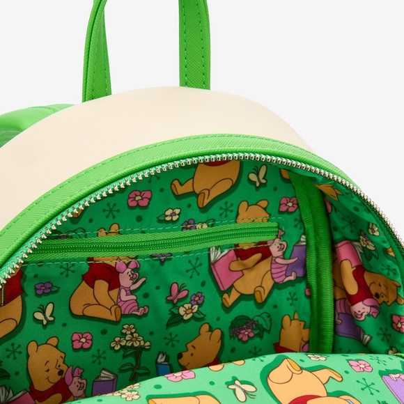 New! Loungefly White Winnie the Pooh & Piglet Storytime Mini Backpack - Picture 2 of 5